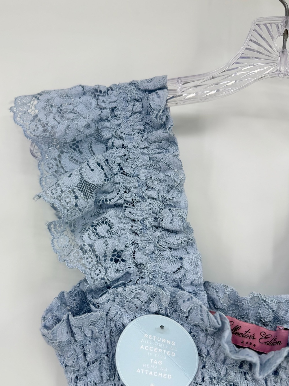 Hill House NWT The Collector's Edition Lace Ellie Nap Dress Blue Lace Size M - Picture 3 of 10